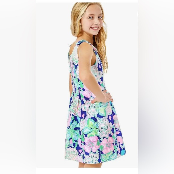 Lilly Pulitzer Mini Linnet Dress in Beak Calm Carry On NWT, $98 Retail - Picture 2 of 10